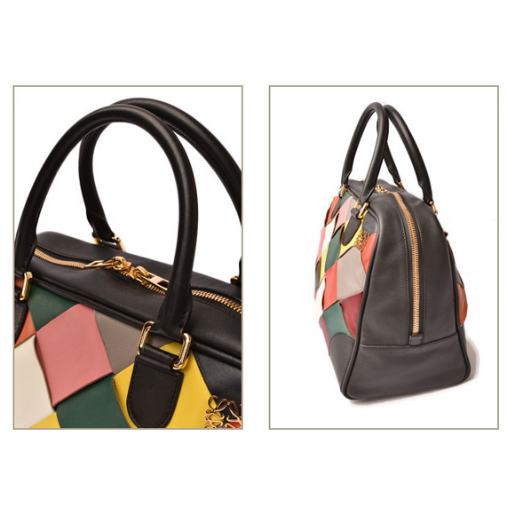 Loewe Handbag Amazona 75 Large Multicolor Black - Picture 4 of 11